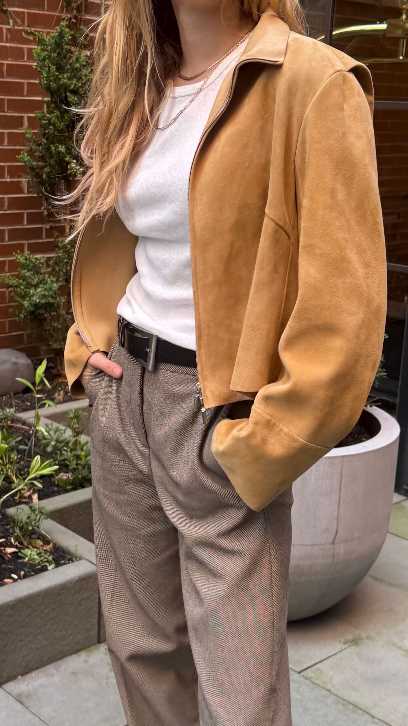 Ferragamo suede jacket