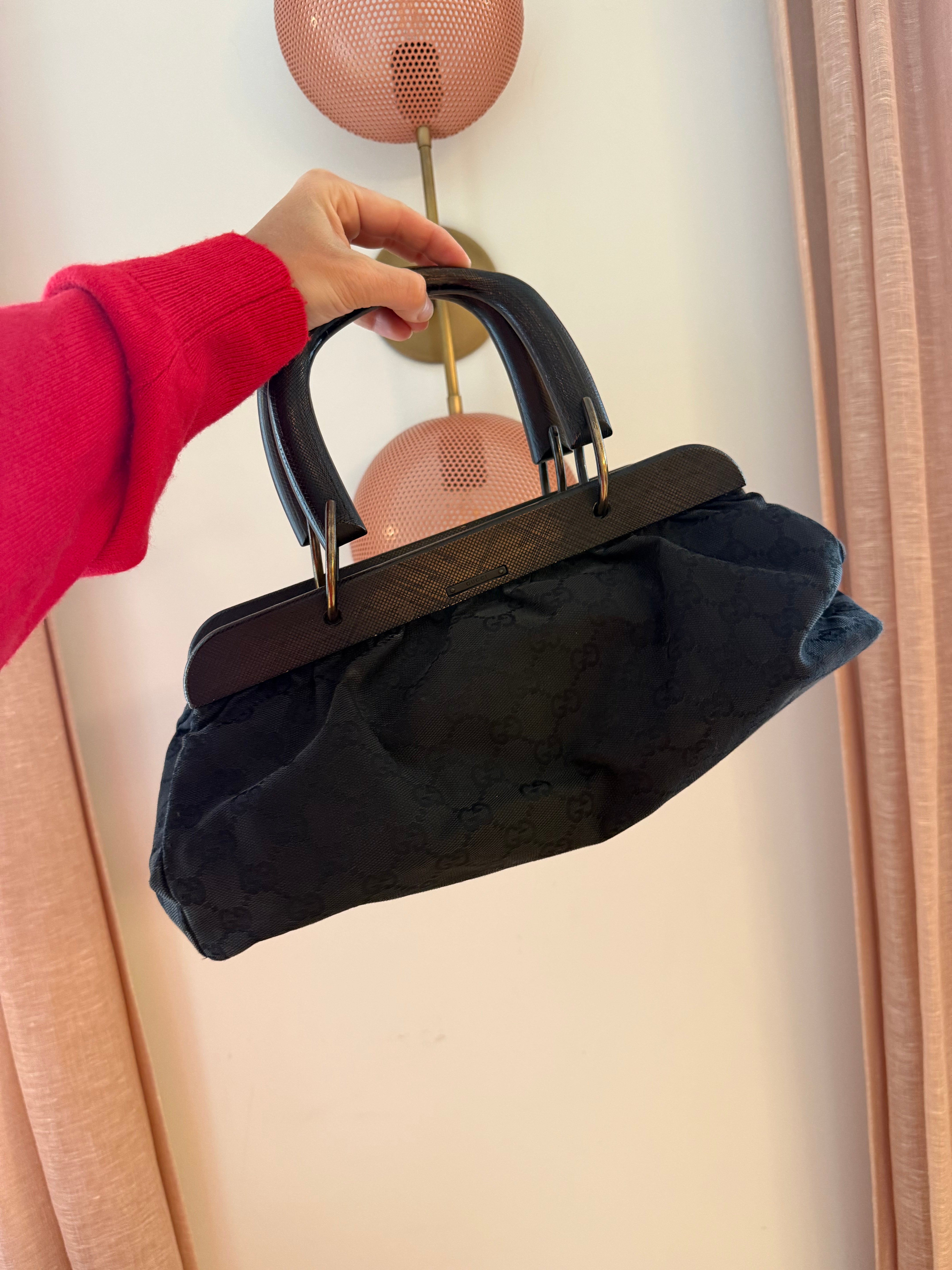 Gucci leather doctor bag