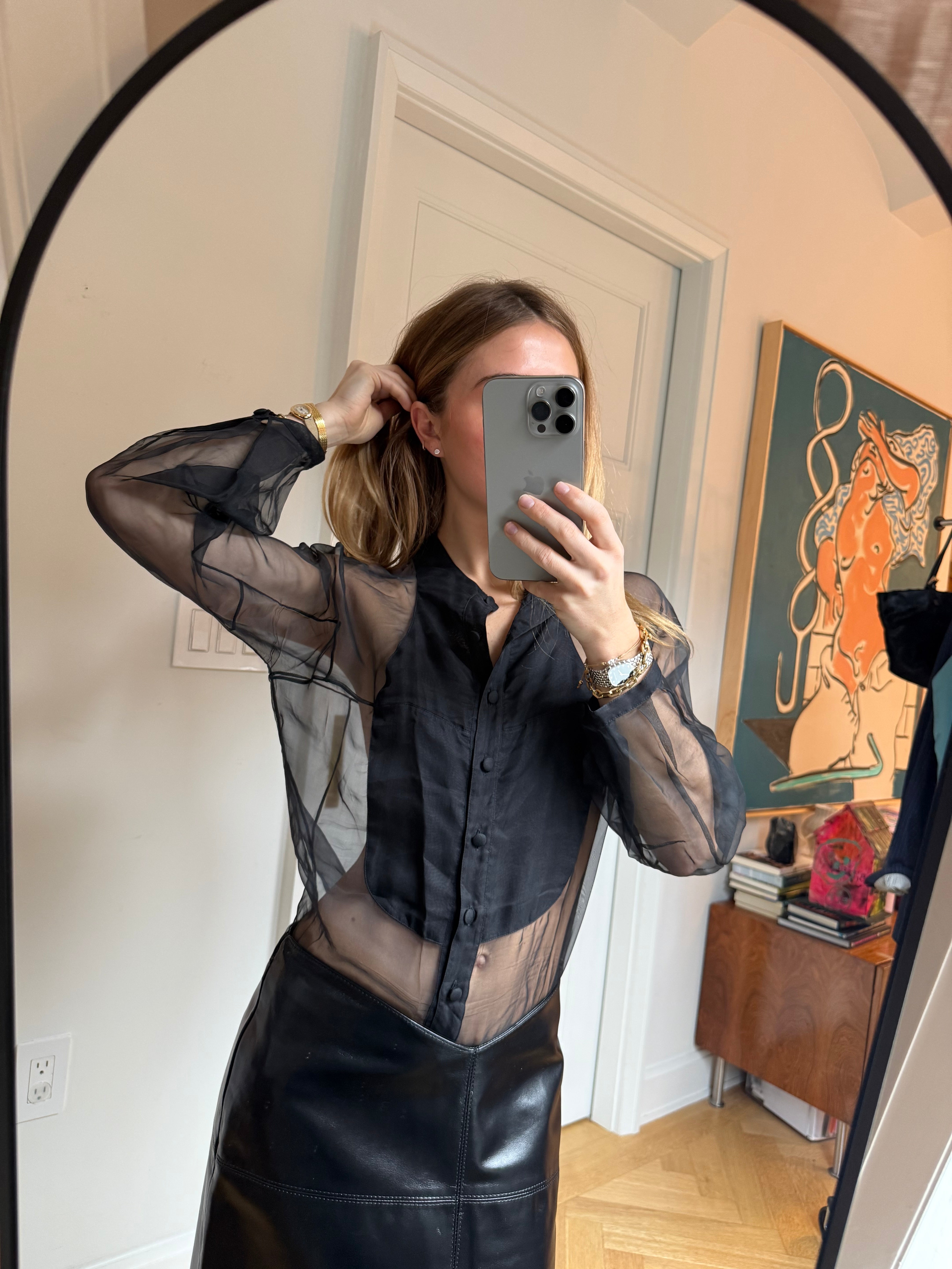 Celine Sheer Blouse