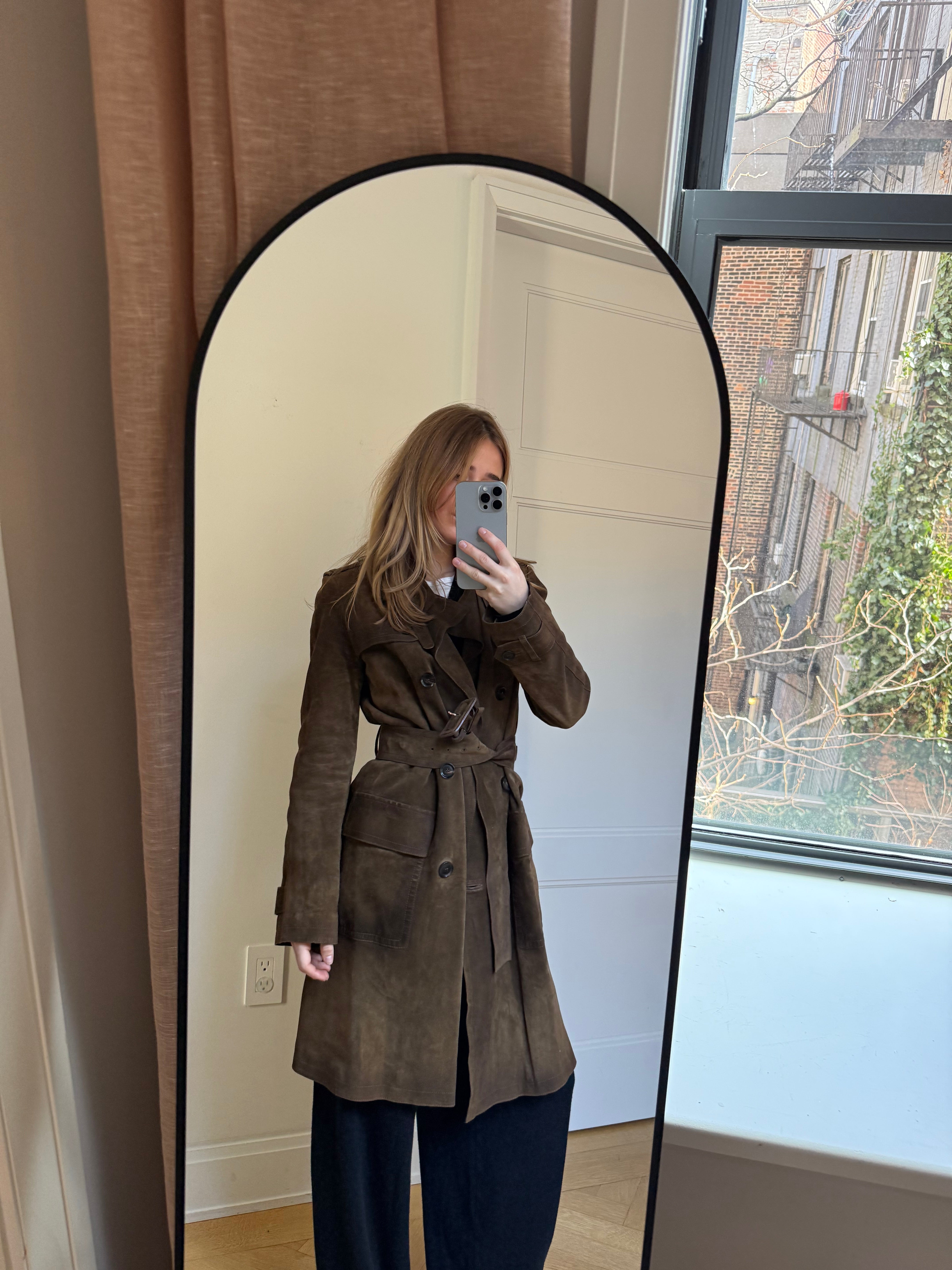 Tom Ford Gucci Suede Trench