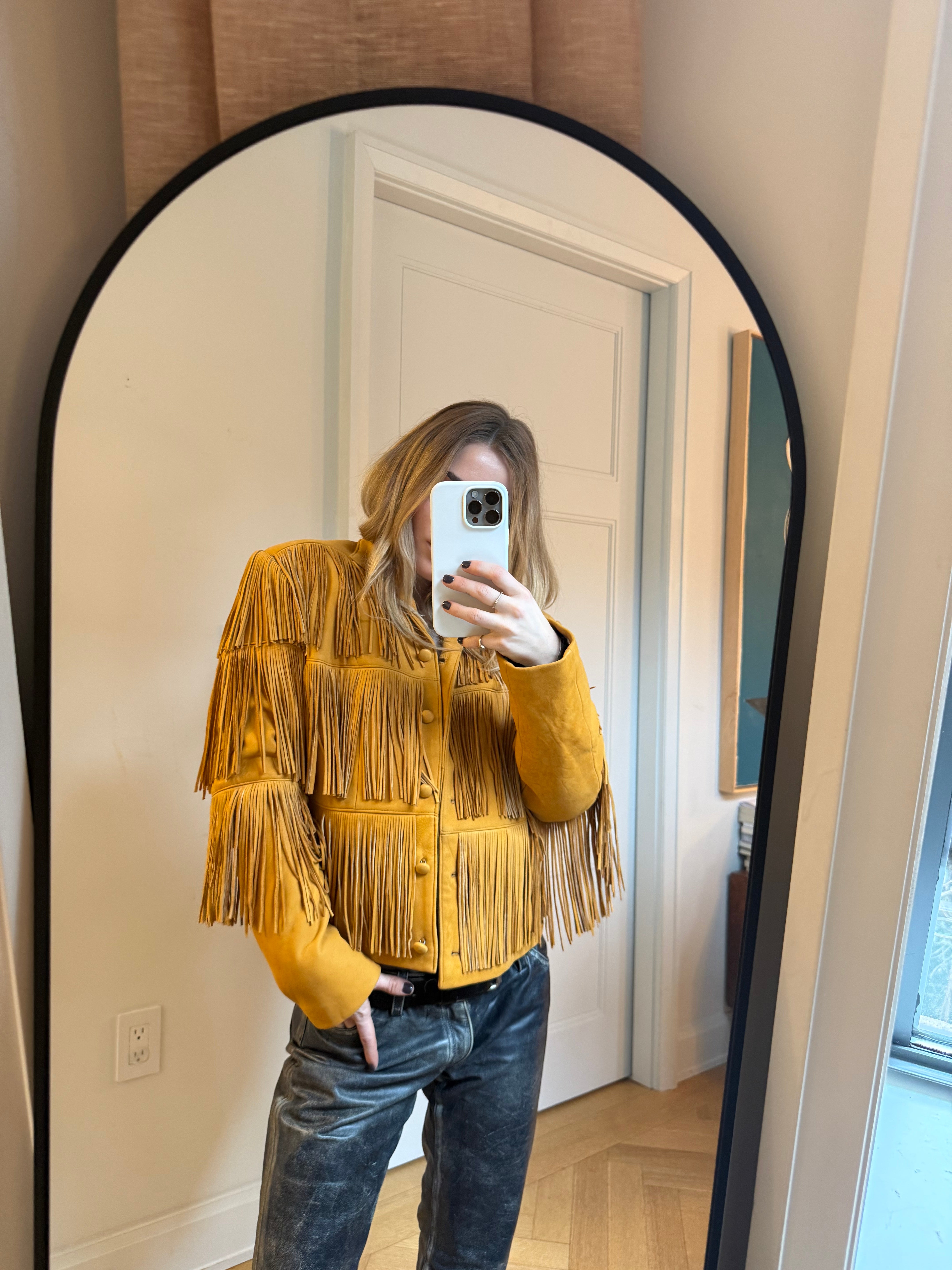 Vintage fringe jacket
