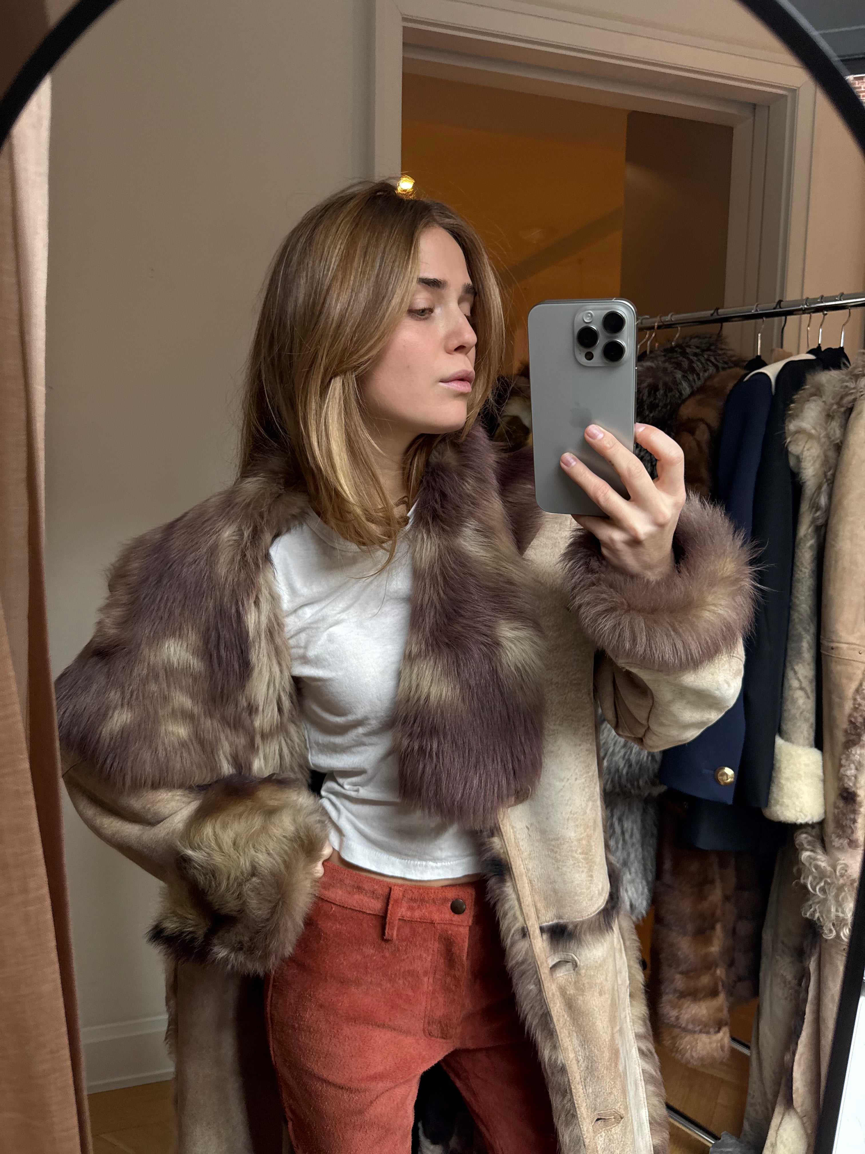 Spanish Lamb Shearling Coat