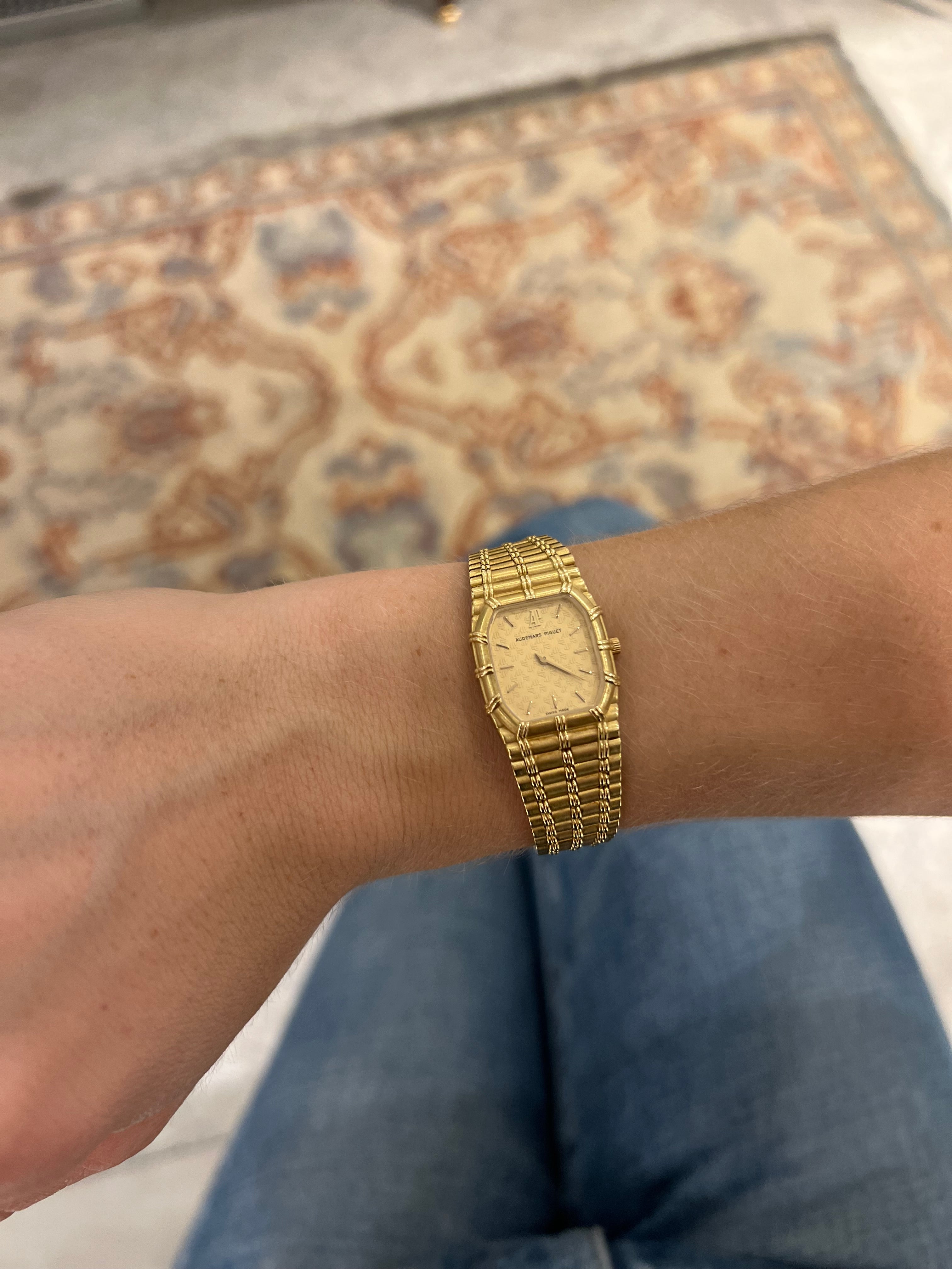 Audemars Piguet Baby Bamboo 18k Quartz Watch