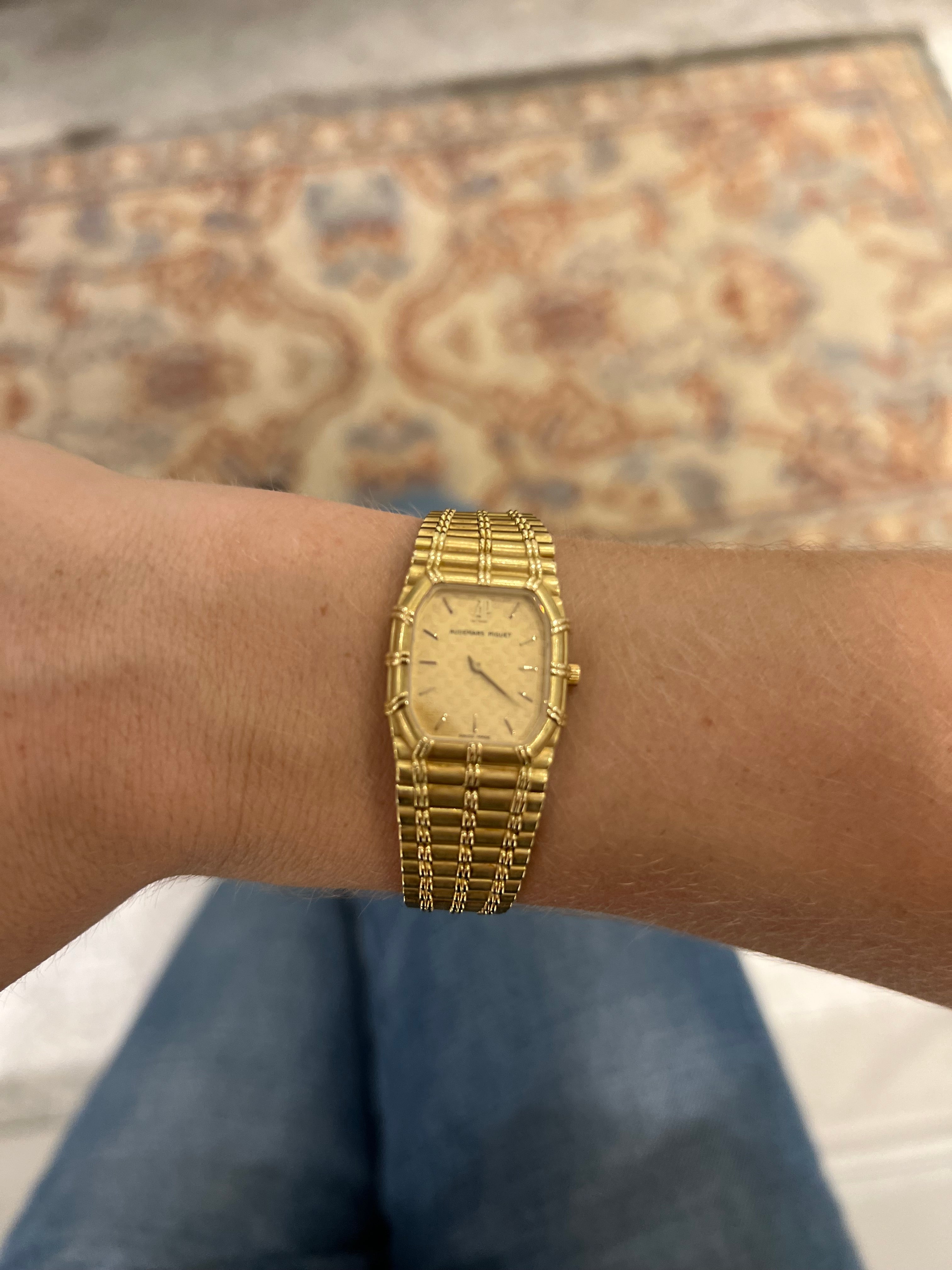 Audemars Piguet Baby Bamboo 18k Quartz Watch