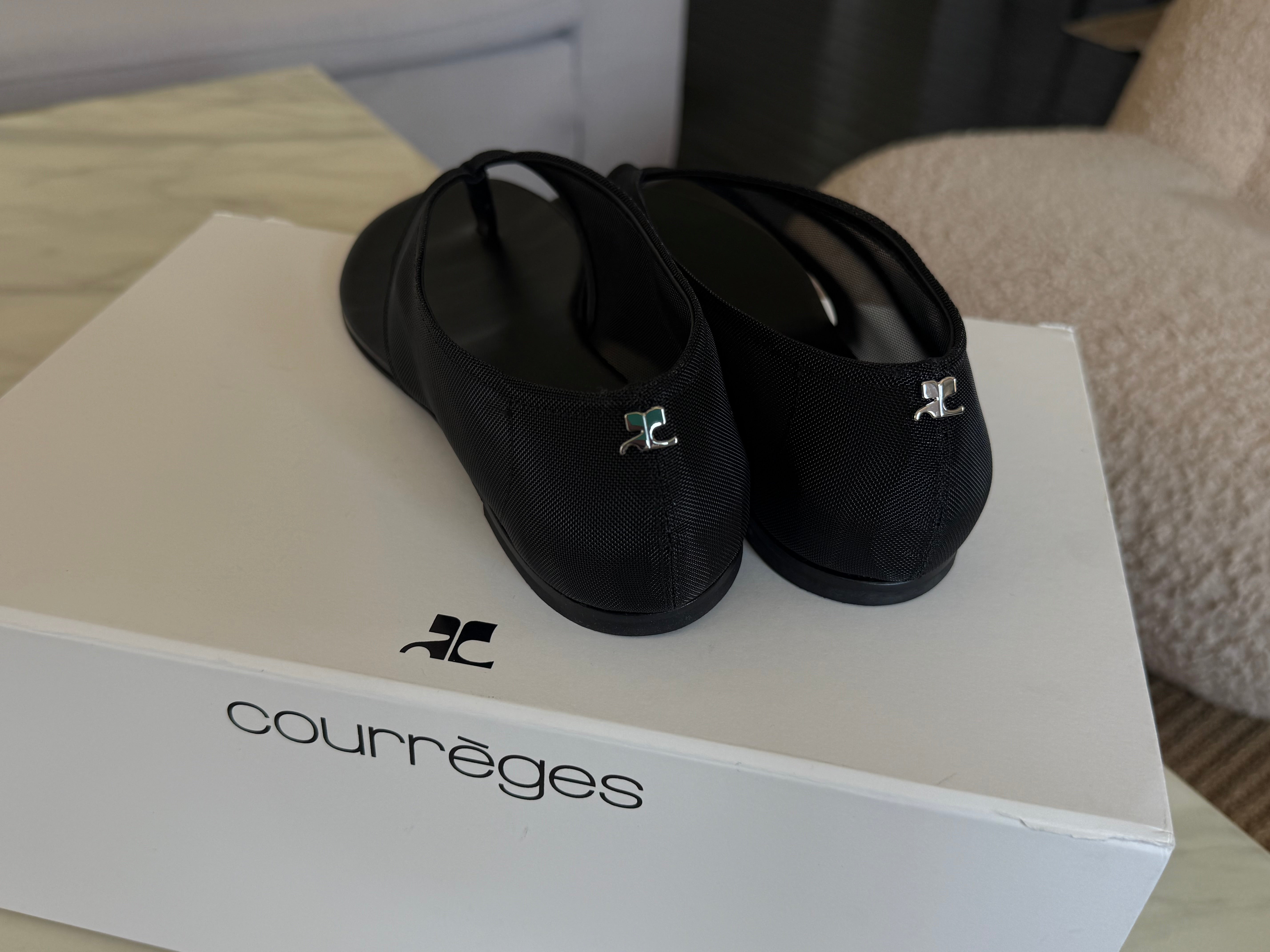 Courreges mesh sandals