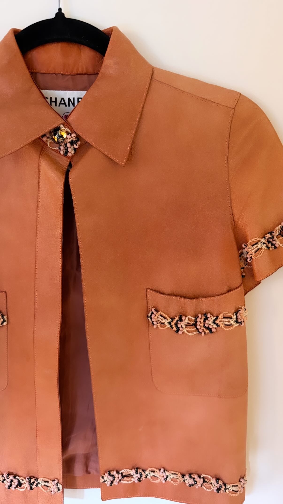 Chanel Leather Biker Jacket