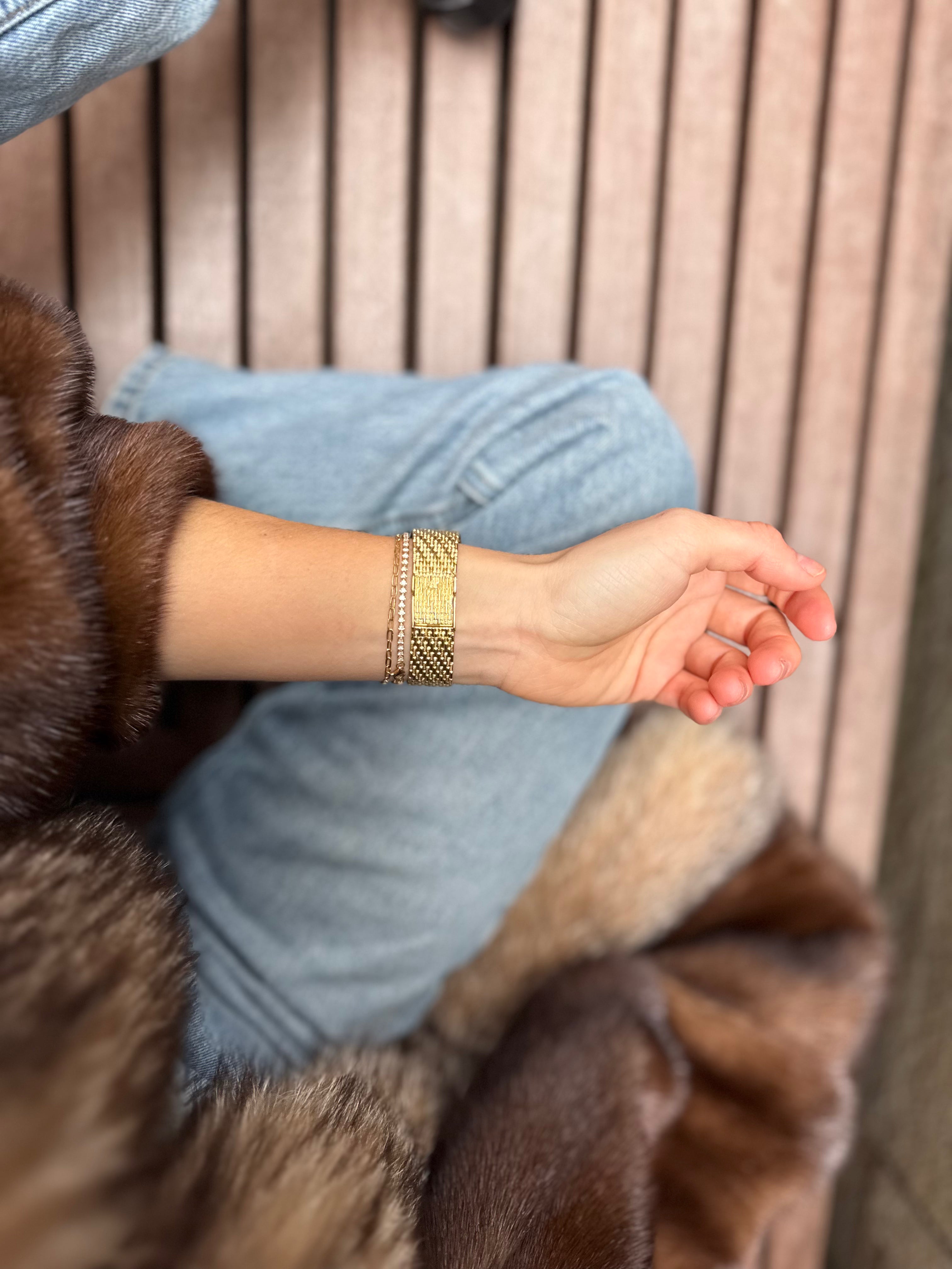 Audemars Piguet Cobra Yellow Gold Champagne Dial Case size 27mm