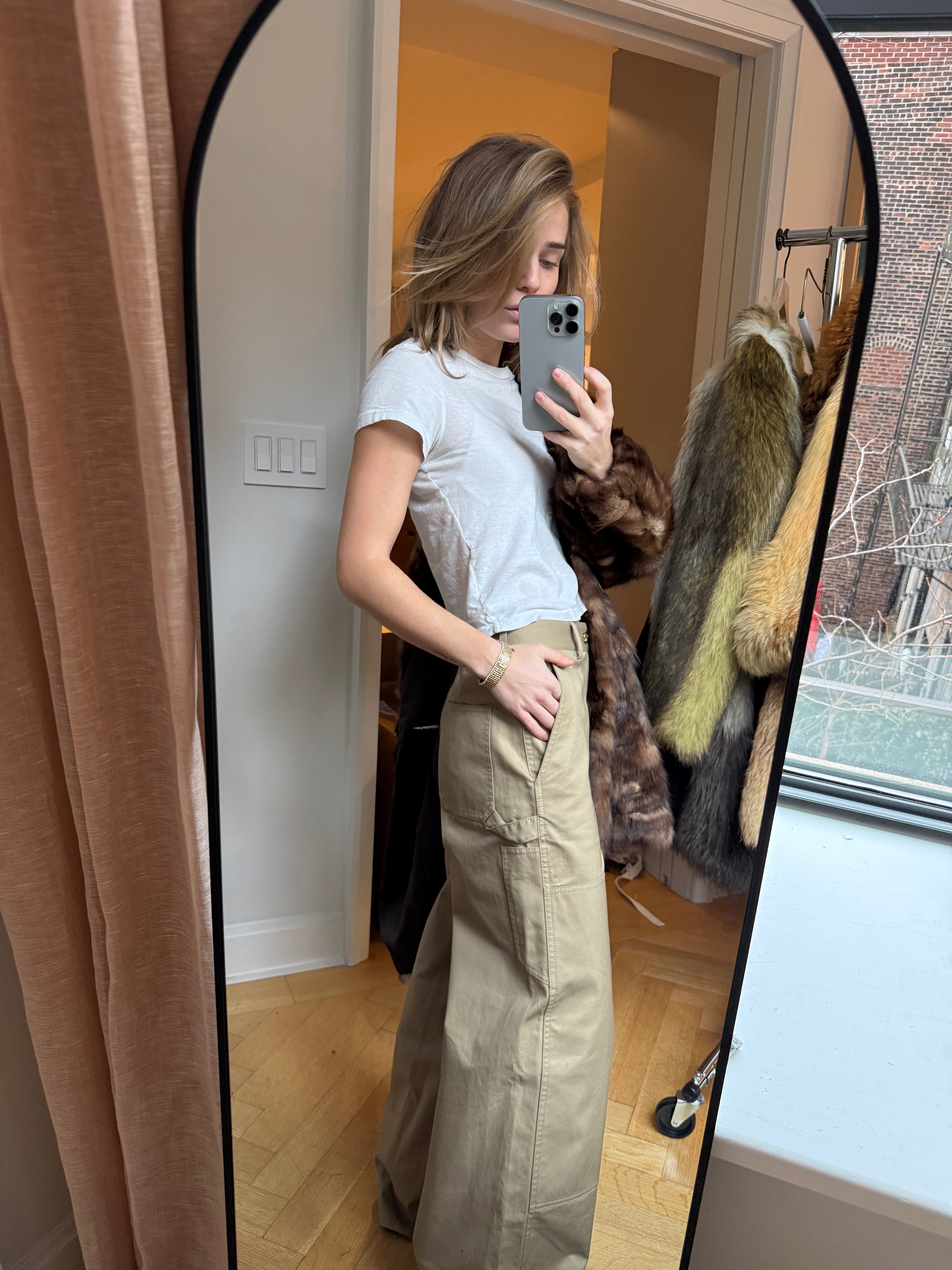 Celine cargo wide leg pants