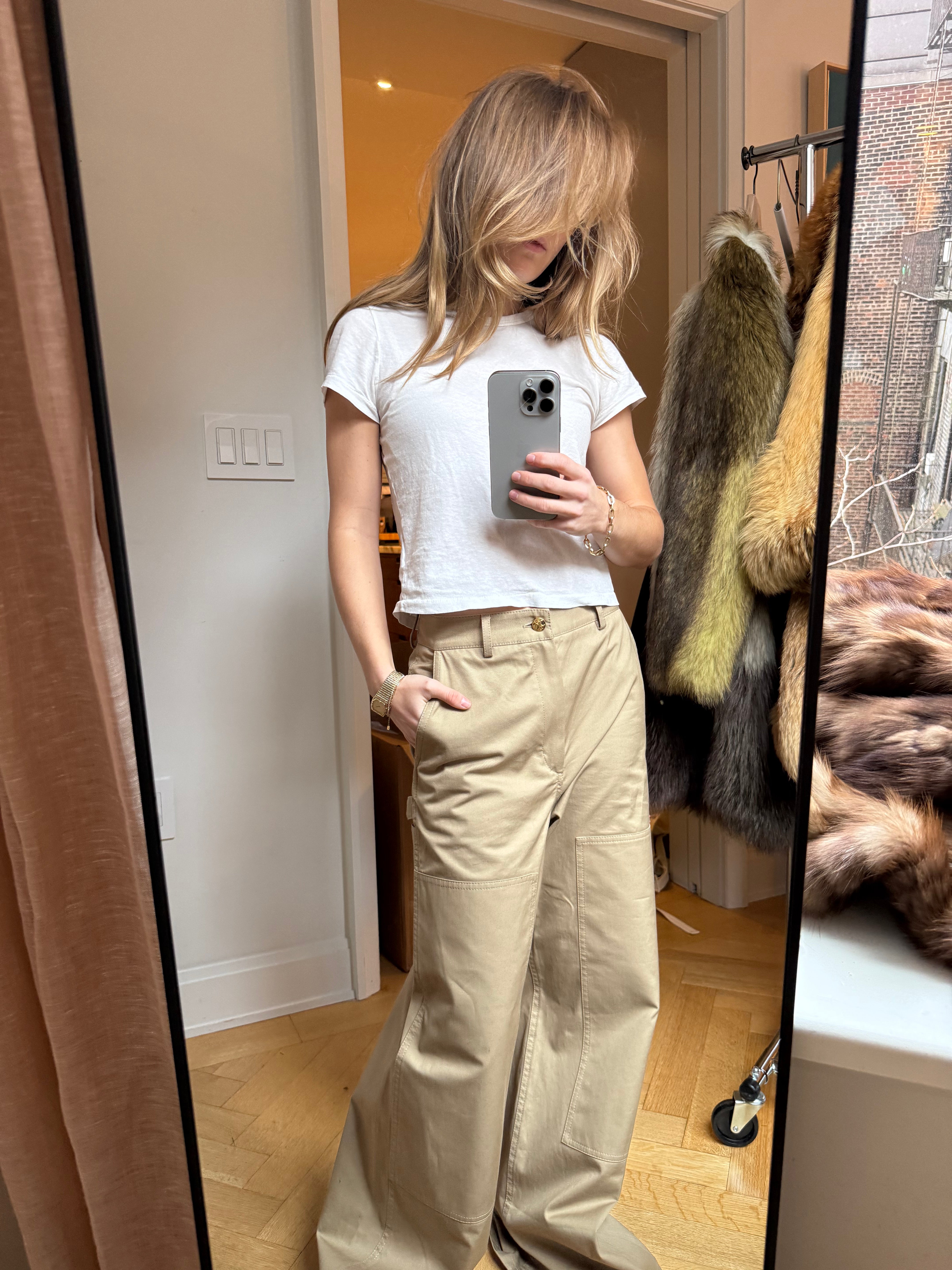 Celine cargo wide leg pants